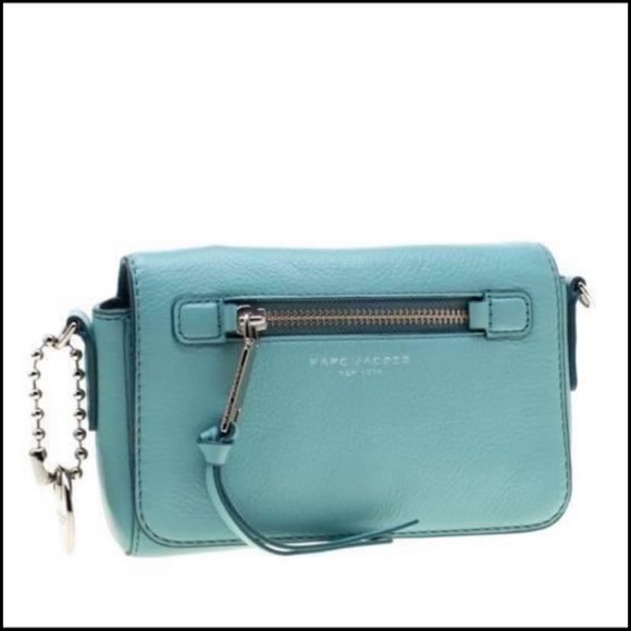 MARC JACOBS Blue Leather cross body Bag. New without tags. 💯 Authentic. - Picture 6 of 12